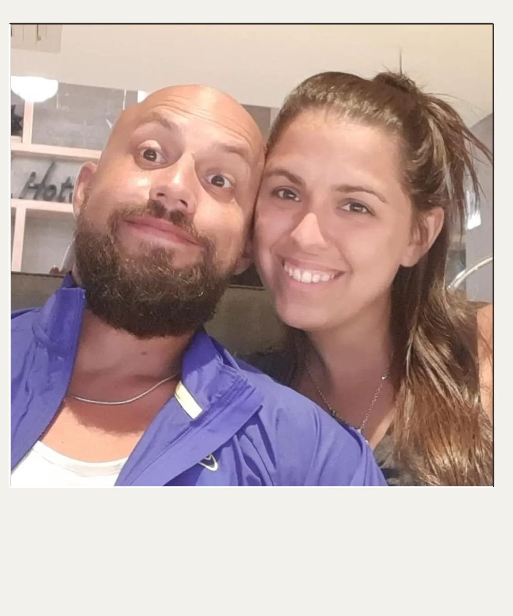 Couple holding hands